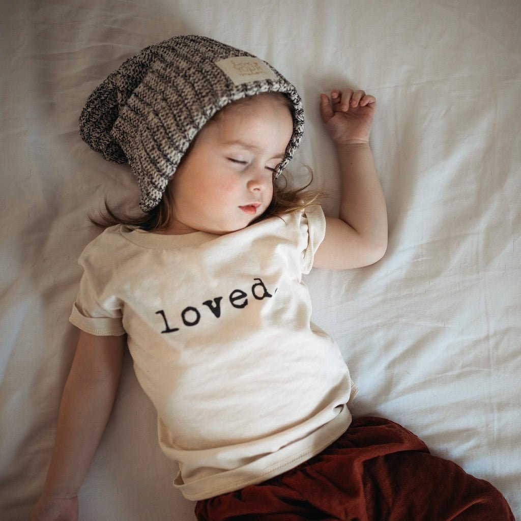 Beautifully Spotted™ Loved Organic Kids T-Shirt