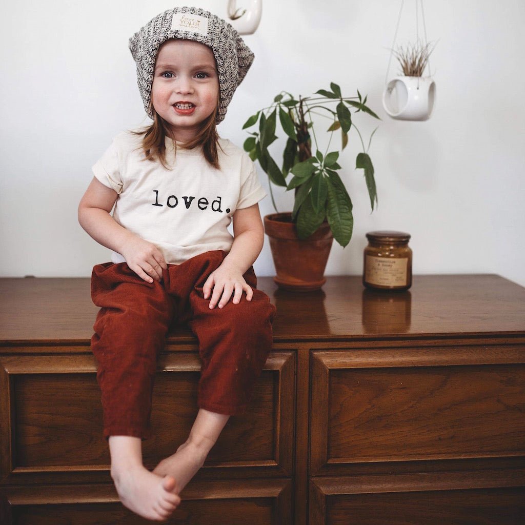 Beautifully Spotted™ Loved Organic Kids T-Shirt